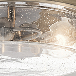 Потолочный светильник с прозрачным стеклянным плафоном с эффектом пузырьков Kichler варинант исполнения - 4 | Loft Concept в Тюмени