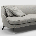 Мебельная ткань Шенилл серо-голубой цвет 142 см T4-47 варинант исполнения - 6 | Loft Concept в Тюмени