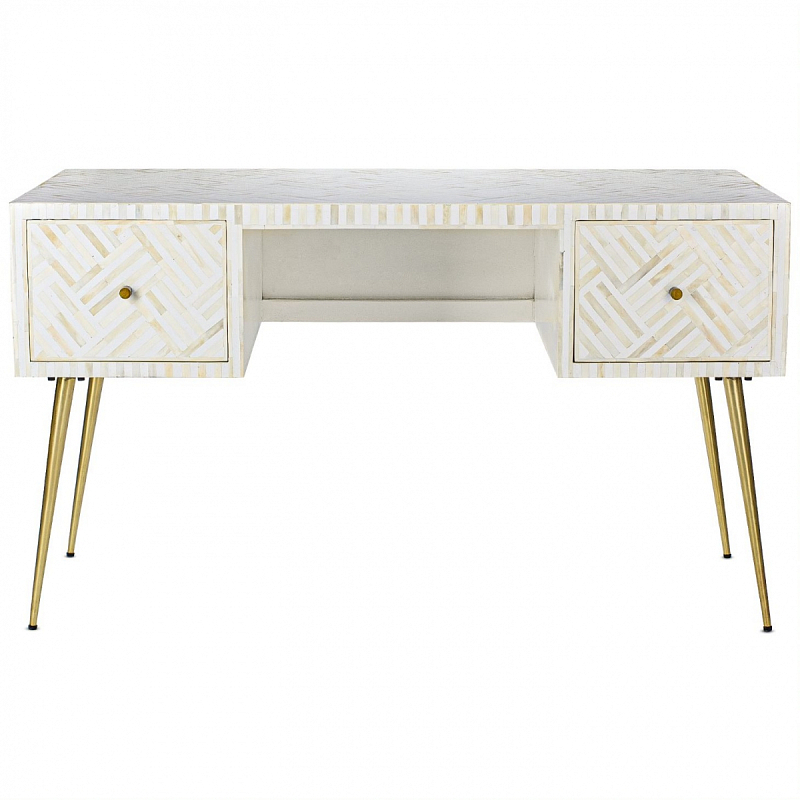 Стол Cream Indian Bone Inlay table Кремовый Стол Cream Indian Bone Inlay table Кремовый в Тюмени | Loft Concept