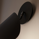 Бра с поворотным плафоном Aracea Black Wall Lamp варинант исполнения - 13 | Loft Concept в Тюмени