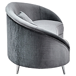 Диван с мягкой обивкой из ткани серый Ethan Sofa варинант исполнения - 1 | Loft Concept в Тюмени