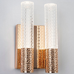 Бра с двумя плафонами Dew Drops Tube Duo Gold Wall Lamp варинант исполнения - 3 | Loft Concept в Тюмени
