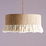 Люстра круглая плетеная с кисточками Solar Glow варинант исполнения - 6 | Loft Concept в Тюмени
