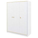 Шкаф белый четырёхдверный для одежды Antique Order варинант исполнения - 2 | Loft Concept в Тюмени