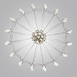 Люстра подвесная из металла с прозрачными подвесками из хрусталя Quasar 93 варинант исполнения - 11 | Loft Concept в Тюмени