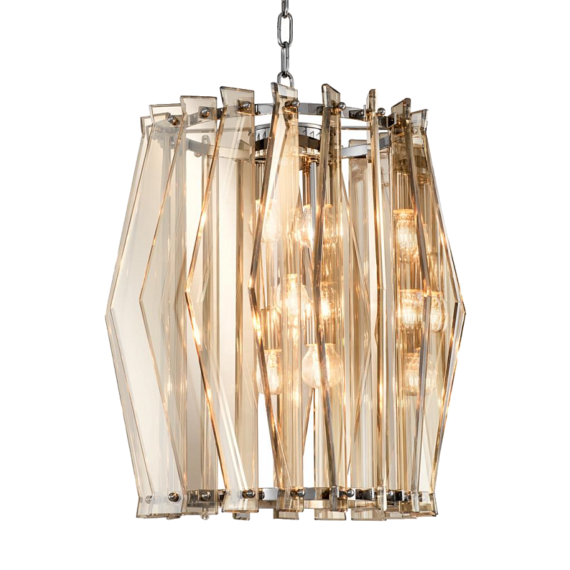 Люстра Chandelier Twist Никель Золотой Люстра Chandelier Twist Никель Золотой в Тюмени | Loft Concept
