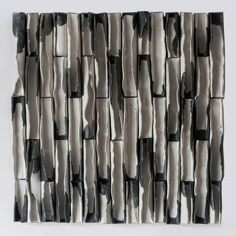 Объемное фактурное панно Metropolis Graphite Grey Серый бетон в Тюмени | Loft Concept 