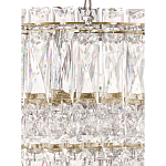 Люстра подвесная круглая из прозрачного хрусталя с золотым корпусом Selfsufficient варинант исполнения - 5 | Loft Concept в Тюмени