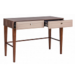 Стол письменный из массива бука с 2-мя ящиками бежевый Wenge Light варинант исполнения - 3 | Loft Concept в Тюмени