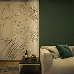 Барельеф PORTRAIT варинант исполнения - 2 | Loft Concept в Тюмени