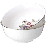 Обеденный сервиз из фарфора с рисунком цветов на 6 персон 23 предмета Garden Whisper Porcelain Set  варинант исполнения - 5 | Loft Concept в Тюмени