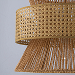 Подвесной светильник с абажуром из натуральных материалов Light Inside the Cell варинант исполнения - 9 | Loft Concept в Тюмени