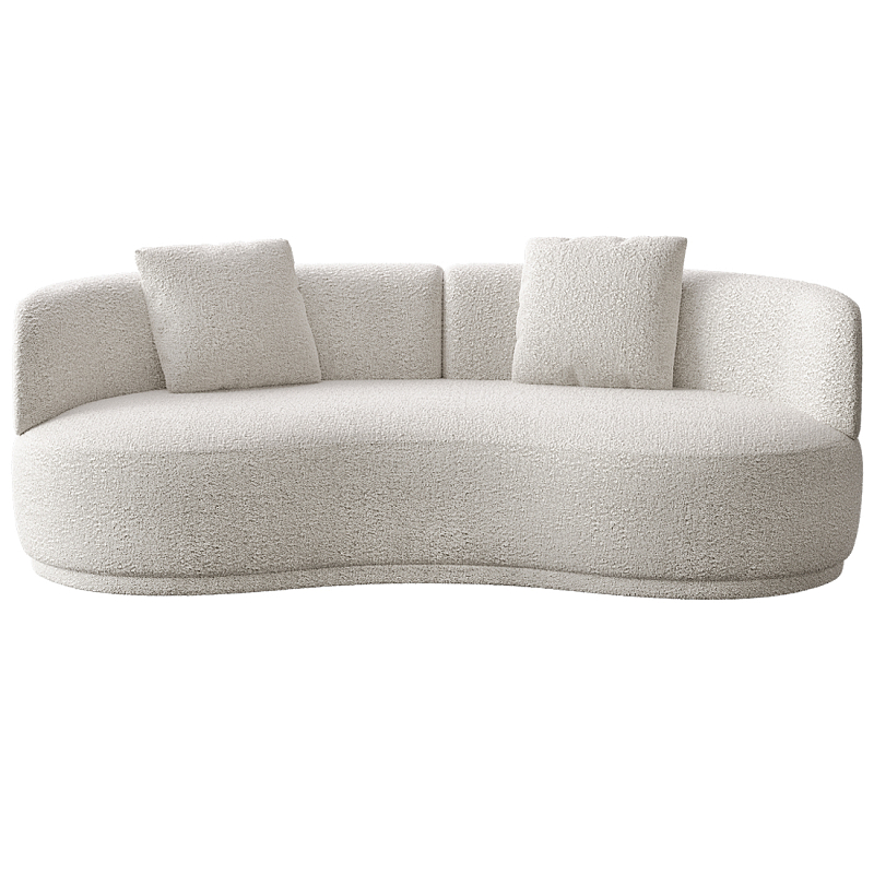 Двухместный диван Calypso Молочный в Тюмени | Loft Concept 