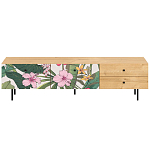Длинная ТВ-тумба с принтом на ящиках Elise TV Stand варинант исполнения - 15 | Loft Concept в Тюмени