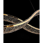 Люстра волнистой формы с фактурным хрустальным плафоном Light Delight варинант исполнения - 6 | Loft Concept в Тюмени