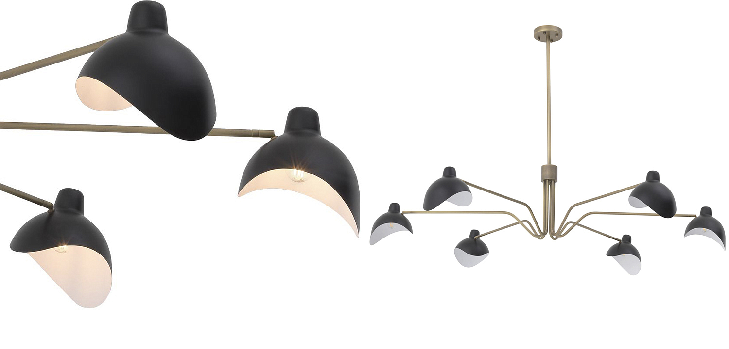 Люстра Eichholtz Chandelier Tyler brass Люстра Eichholtz Chandelier Tyler brass - Loft-Concept в Тюмени