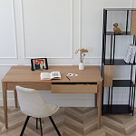 Стол письменный прямоугольный с 2-мя ящиками из массива дуба Type oak варинант исполнения - 8 | Loft Concept в Тюмени