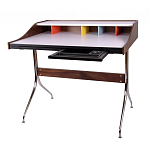 Письменный стол с 2-мя чёрными выдвижными ящиками и нишей с цветными разделителями Ballan варинант исполнения - 1 | Loft Concept в Тюмени