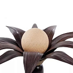 Настольная лампа черная INDONESIAN LAMPS варинант исполнения - 2 | Loft Concept в Тюмени