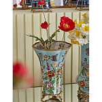 Ваза со стрекозой из фарфора с бронзовыми элементами Paradise Dragonfly варинант исполнения - 5 | Loft Concept в Тюмени