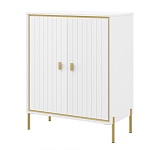 Тумба белая с двумя дверками и полками Antique Order варинант исполнения - 1 | Loft Concept в Тюмени