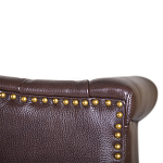 Диван из натуральной кожи на 4-х деревянных ножках из массива бука Thomas Seating brown варинант исполнения - 5 | Loft Concept в Тюмени