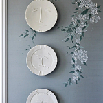 Обои ручная роспись Jasmine Standard colourway on Wood Ash slub silk варинант исполнения - 3 | Loft Concept в Тюмени