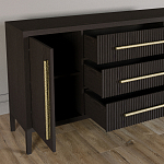 Буфет Primo с тремя ящиками и двумя фасадами Темный орех варинант исполнения - 6 | Loft Concept в Тюмени