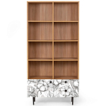 Широкий стеллаж с принтом Elise Rack варинант исполнения - 19 | Loft Concept в Тюмени