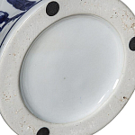 Ваза с бело-синей росписью и изображением цветов Blue & White Ornament варинант исполнения - 2 | Loft Concept в Тюмени