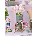 Ваза с птицами и цветами из фарфора с бронзовыми элементами Garden of Eden варинант исполнения - 5 | Loft Concept в Тюмени