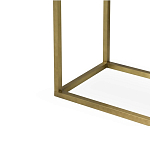 Консоль прямоугольная на золотом каркасе с 2-мя ящиками Warwick варинант исполнения - 3 | Loft Concept в Тюмени