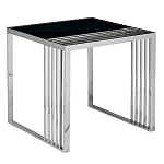 Столик журнальный с черной стеклянной столешницей Embodiment of Contemporary Art  варинант исполнения - 1 | Loft Concept в Тюмени