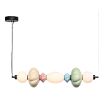 Подвесной светильник линейный с керамическими элементами 24W LED Fragrant Light варинант исполнения - 1 | Loft Concept в Тюмени