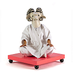 Дизайнерский кофейный стол на круглых ножках Poltronova T02 Pink Coffee Table варинант исполнения - 4 | Loft Concept в Тюмени