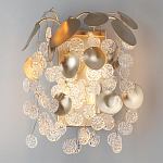 Бра с декоративными подвесками из прозрачного стекла в форме монеток FAIRYTREE Light варинант исполнения - 3 | Loft Concept в Тюмени