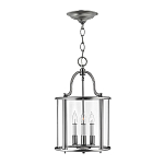 Подвесной светильник с прозрачным стеклянным цилиндрическим плафоном в классическом стиле на цепи Hinkley варинант исполнения - 5 | Loft Concept в Тюмени