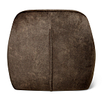 Стул с мягкой коричневой обивкой из велюра и подъемно-поворотным механизмом на черных колесиках Harper Brown варинант исполнения - 3 | Loft Concept в Тюмени