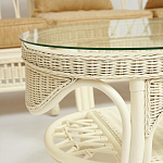 Комплект уличной мебели из ротанга Clara белый варинант исполнения - 9 | Loft Concept в Тюмени