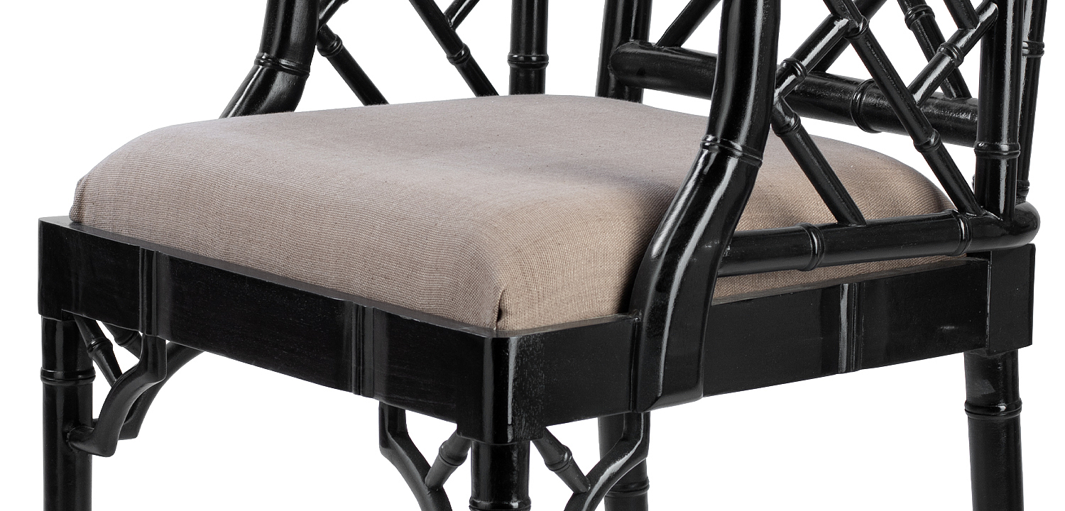 Black Chippendale Arm Chair Black Chippendale Arm Chair - Loft-Concept в Тюмени