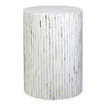 Столик с инкрустацией с перламутровым узором Dominic White варинант исполнения - 1 | Loft Concept в Тюмени