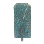 Часы погон ВС подарочные настольные из натурального камня Змеевик Military Clock варинант исполнения - 3 | Loft Concept в Тюмени