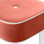 Квадратный мягкий пуф на белых ножках Winton Pouf Square варинант исполнения - 16 | Loft Concept в Тюмени