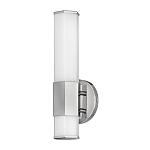 Бра для ванных комнат вертикальное с длинным белым матовым плафоном в форме шестиугольника на круглом основании Hinkley варинант исполнения - 12 | Loft Concept в Тюмени