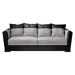 Элитарный современный диван Birmingham с кожаными вставками  варинант исполнения - 1 | Loft Concept в Тюмени