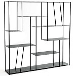 Книжный стеллаж из металла Menzie Square Metal Rack варинант исполнения - 1 | Loft Concept в Тюмени