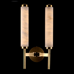 Бра с 2-мя цилиндрическими каменными плафонами Wand of Light варинант исполнения - 1 | Loft Concept в Тюмени