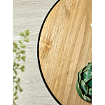 Приставной столик с факутрным черным основанием Ethiopia варинант исполнения - 4 | Loft Concept в Тюмени