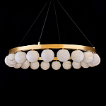 Люстра круглая с сферическими плафонами из натурального камня Phased Spheres варинант исполнения - 2 | Loft Concept в Тюмени
