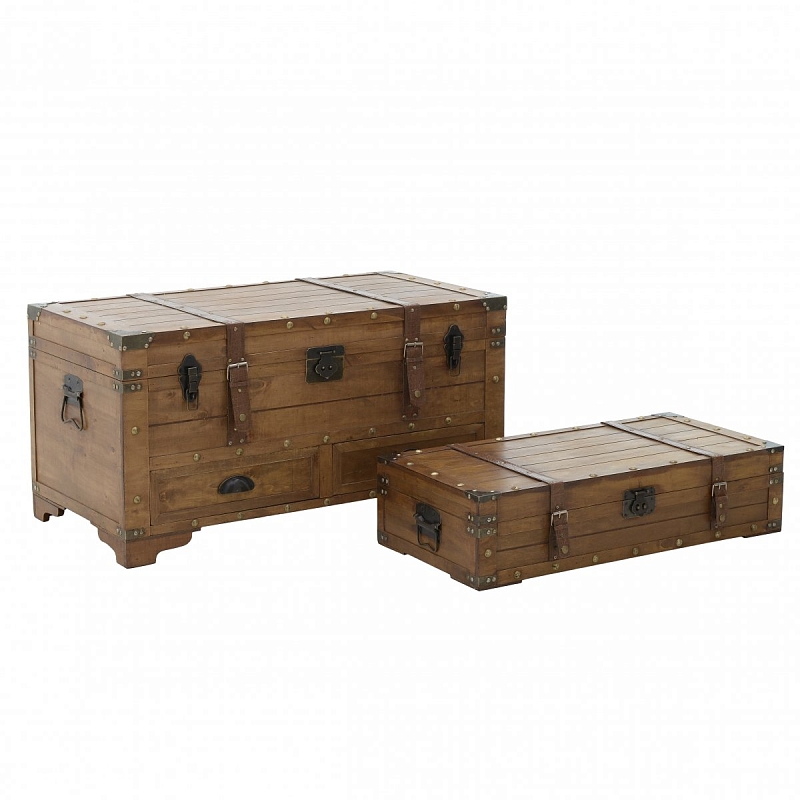 Комплект сундуков Pirate Treasure Коричневый Комплект сундуков Pirate Treasure Коричневый в Тюмени | Loft Concept